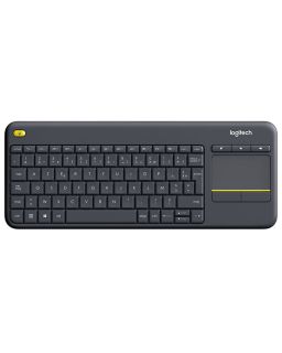 Tastatura Logitech K400 Plus Wireless Touch YU Black