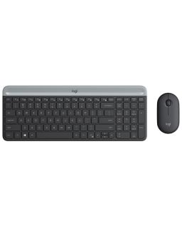 Tastatura + miš Logitech MK470 Wireless Slim US Graphite