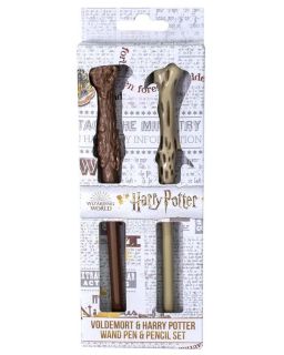 Hemijska olovka Blue Sky Harry Potter - Voldemort Vand Pencil & Harry Pen Set