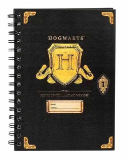Sveska Blue Sky Harry Potter - A5 Wiro Notebook - Hogwarts Shield